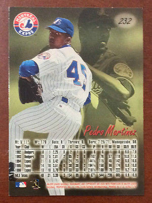 Pedro Martinez 1997 Leaf #44 Montreal Expos Baseball Card